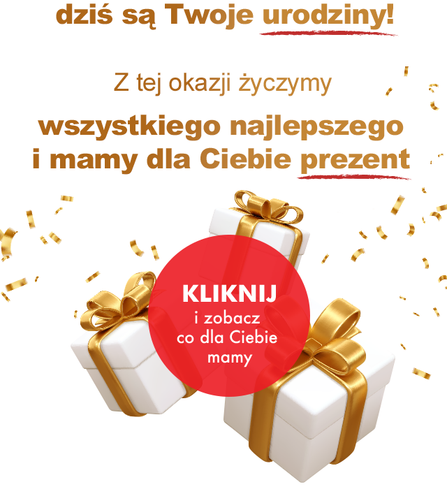 dziś są Twoje urodziny! Z tej okazji życzymy wszystkiego najlepszego i mamy dla Ciebie prezent.